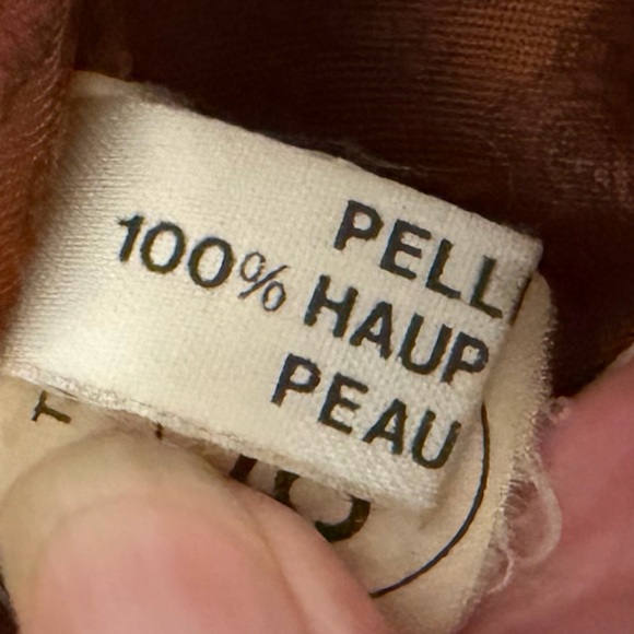 Vintage 70s Italian Fiats Tempo Sportivo Brown Leather Bomber Jacket - Picture 6 of 16